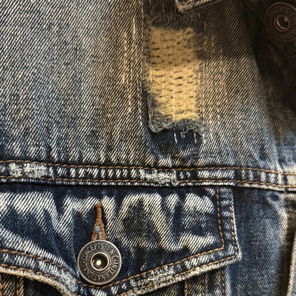 INC International Concepts Denim Jacket - Picture 5 of 11